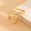 Jewelry Metallic Irregular Open Convex Bracelet Electroplating