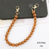 Jewelry Mobile Phone Chain Handheld Glass Glaze Beaded Crystal Baked Paint For Women