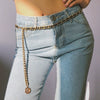 Jewelry Multi Layer Body Chain Waist Chain Metal Geometric Portrait Retro Sexy Fashion