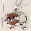 Jewelry Natural Crystal Alloy Pendant Necklace With Animal Pattern For Ladies Minimalist Style