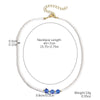 Jewelry Necklace Artificial Crystal Heart Flowers Geometric Animals Zodiac Handmade Electroplated Pearl Chain For Women