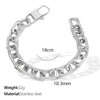 Jewelry Necklace Bracelet Suit 316L Stainless Steel 18K Gold Plated Electroplated Exaggerated Fashion Design For Women