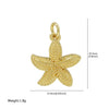 Jewelry Necklace Copper Brass Animal Zodiac Ocean Conch Starfish Small Fish Diy Handmade Electroplated