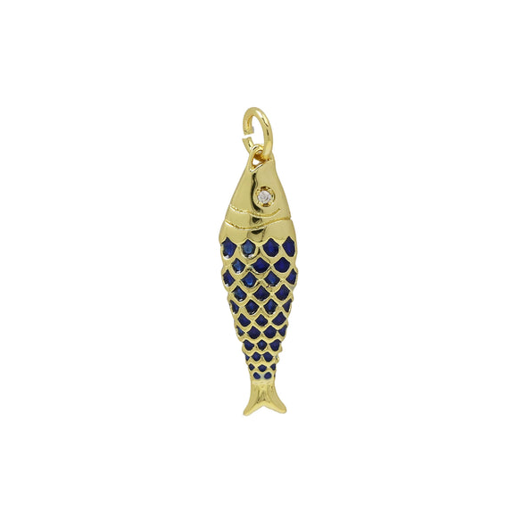 Jewelry Necklace Copper Brass Animal Zodiac Ocean Conch Starfish Small Fish Diy Handmade Electroplated