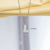 Jewelry Necklace Copper Gemstone Letter Electroplated