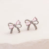 Jewelry Necklace Copper Heart Zircon Butterfly Bow Style For Women