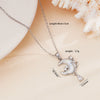 Jewelry Necklace Copper O Chain Mixed Gemstone Inlay Microinlaid Zircon Star Moon Electroplating Women's