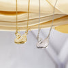 Jewelry Necklace Copper Titanium Steel Animal Zodiac Gemstone Pendant Electroplated For Women