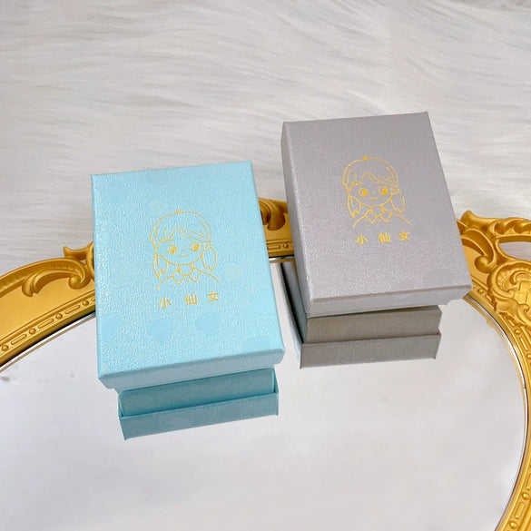 Jewelry Necklace Earrings Ring Bracelet Alloy Cartoon Style Electroplated Packaging Box With Hanging Card Straight Card Sterilization Cotton Ear Plug Wipe