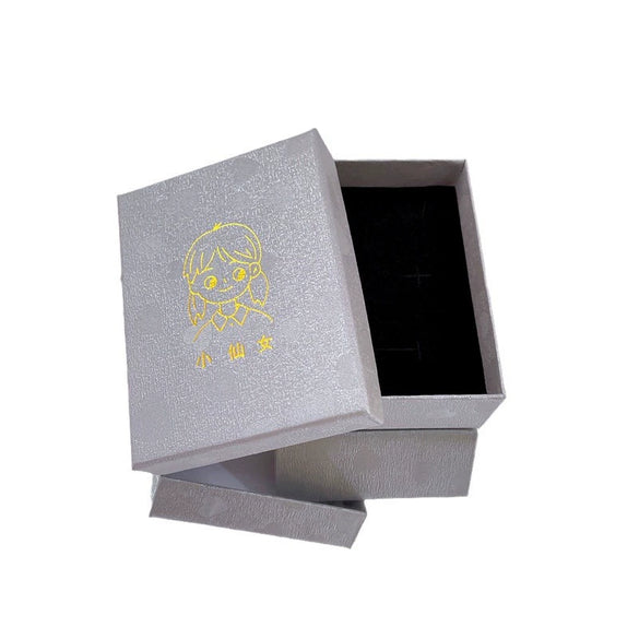 Jewelry Necklace Earrings Ring Bracelet Alloy Cartoon Style Electroplated Packaging Box With Hanging Card Straight Card Sterilization Cotton Ear Plug Wipe