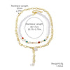 Jewelry Necklace Light Luxury Geometric Drop Shape Artificial Crystal Snake Bone Chain Electroplating For Women