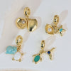 Jewelry Necklace Pendant Copper Animal Zodiac Design With Electroplating Marine Series