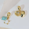 Jewelry Necklace Pendant Copper Animal Zodiac Design With Electroplating Marine Series