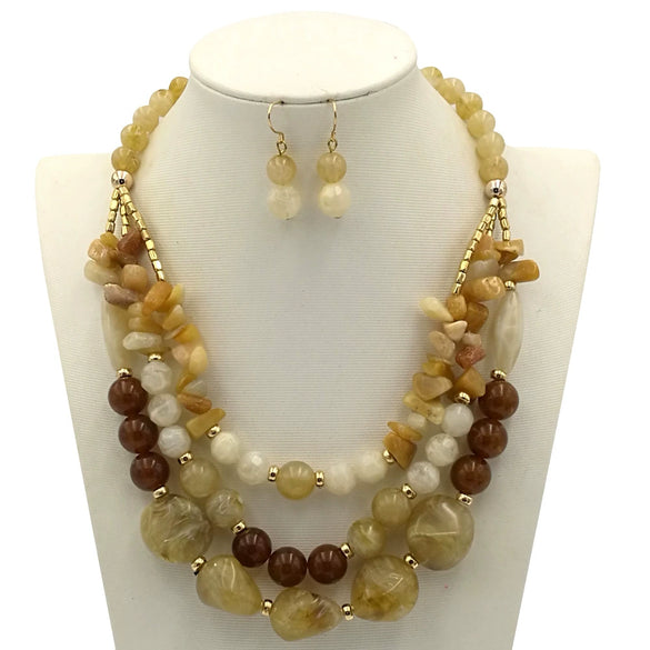 Jewelry Necklace Plastic Resin Artificial Crystal Ushaped Geometric Snake Bone Chain Multilayer Clavicle Chain