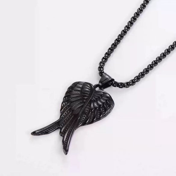 Jewelry Necklace Punk Fivepointed Star Skull Round Doll Pattern Stainless Steel Polish Casting For Men