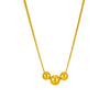 Jewelry Necklace Titanium Steel Geometric Beaded Electroplating