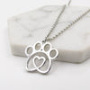 Jewelry New Fashion Hollow Love Dog Claw Necklace Pendant Hot Goods