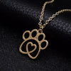 Jewelry New Fashion Hollow Love Dog Claw Necklace Pendant Hot Goods