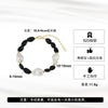 Jewelry Obsidian Baroque Shell Beads S925 Sterling Silver Tiger Eye Stone Geometric Electroplating Bracelet For Women
