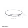 Jewelry Open Elastic Bracelet Rhinestone Highgrade Zircon Set With Diamonds Sweet Geometric Style