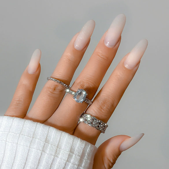 Jewelry Open Joint Ring Alloy Geometric Style Plant Flowers Electroplating Women's