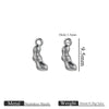 Jewelry Ornament Vacuum Gold Plated Stainless Steel Chili Gourd Pendant Accessories For Earrings Bracelet