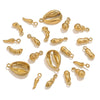 Jewelry Ornament Vacuum Gold Plated Stainless Steel Chili Gourd Pendant Accessories For Earrings Bracelet