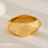 Jewelry Oval Curved Zinc Alloy Light Luxury Style Electroplated Bracelet