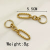 Jewelry Oval Twist Earrings Stainless Steel Electroplated