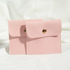 Jewelry Packaging Bag Pu Leather Flap Snap Pocket Embossing Style