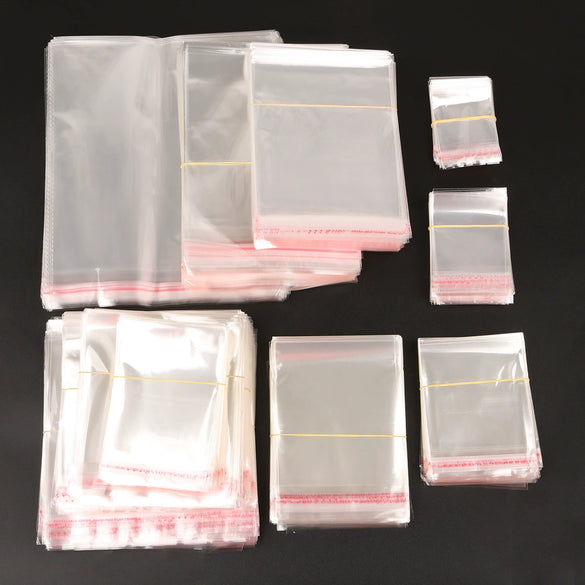 Jewelry Packaging Bags Transparent Opp With Printing For Earrings Bracelet Necklace