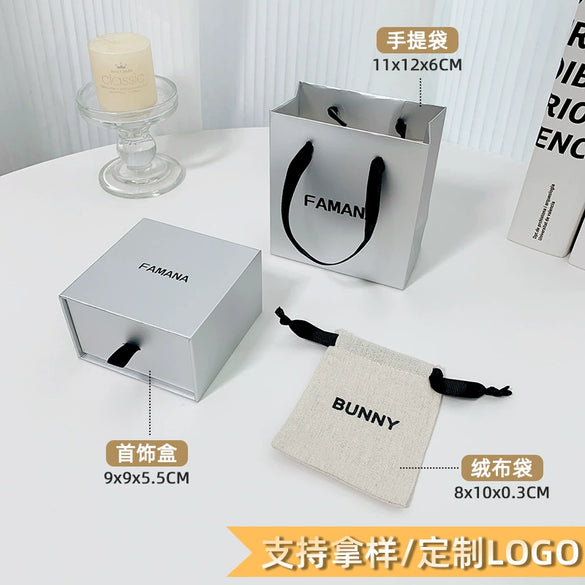 Jewelry Packaging Box Paper Cardboard Jewelry Drawer