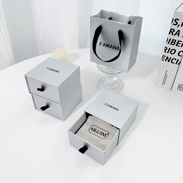 Jewelry Packaging Box Paper Cardboard Jewelry Drawer