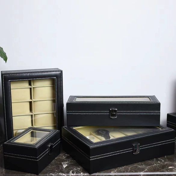 Jewelry Packaging Box Pu Material Pinhole Pattern Antique