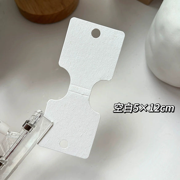 Jewelry Packaging Display Card Made Of Vanilla Paper With Four Color Printing For Earrings Necklace Hairband Hairpin Spot Jewelry