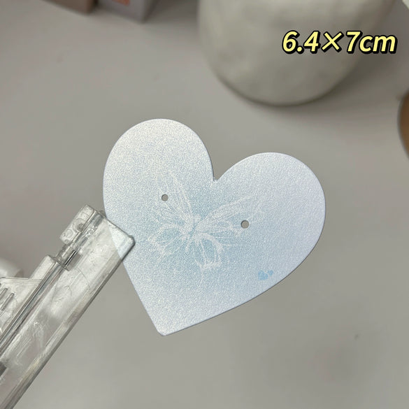 Jewelry Packaging Display Card Made Of Vanilla Paper With Four Color Printing For Earrings Necklace Hairband Hairpin Spot Jewelry