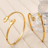 Jewelry Palmshaped 316L Stainless Steel Bracelet Electroplating Simple Geometric Style
