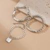 Jewelry Pearl Beaded Heart Shape Hollow Minimalist Electroplated Women's Bracelet