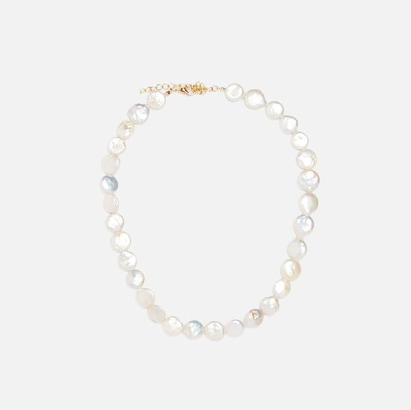 Jewelry Pearl Box Chain Necklace For Women Fashion Natural Pearl Style