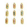 Jewelry Pendant Accessories Stainless Steel Geometric Paper Clip Shape Vacuum Furnace Plating