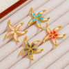 Jewelry Pendant Bracelet Necklace Earrings Starfish Titanium Steel Stainless Steel Dripping Oil
