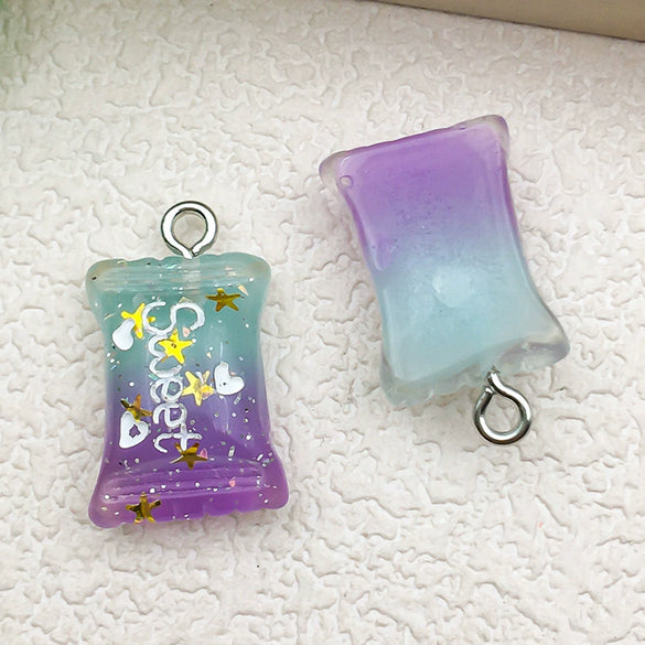 Jewelry Pendant Candy Food Toy Creative Diy Glue Resin Plastic Accessories