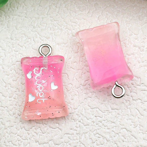 Jewelry Pendant Candy Food Toy Creative Diy Glue Resin Plastic Accessories