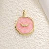 Jewelry Pendant Copper Dripping Oil Irregular Marine Fish Seahorse Conch Starfish