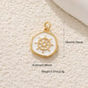 Jewelry Pendant Copper Dripping Oil Irregular Marine Fish Seahorse Conch Starfish