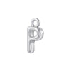 Jewelry Pendant Copper English Letter Flat Circle Glossy Handmade Electroplated