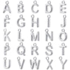 Jewelry Pendant Copper English Letter Flat Circle Glossy Handmade Electroplated