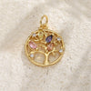Jewelry Pendant Copper Heartshaped Plated Real Gold Sweet Style