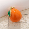 Jewelry Pendant Copper Sweet Fruit Style With Oil Dripping Design And Apple Pattern