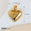 Jewelry Pendant Earrings Bracelet Necklace Accessories Retro Heart Shape Copper Electroplated